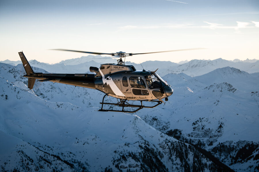 Mont Blanc Hélicoptère