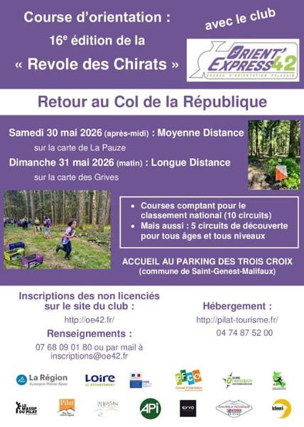 Course d'orientation "La Revole des Chirats"_La Versanne