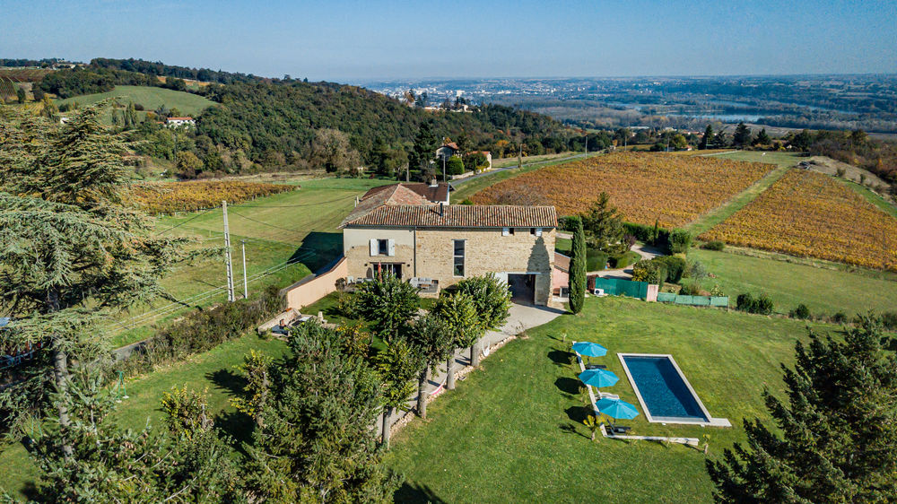 La maison  vue de ciel