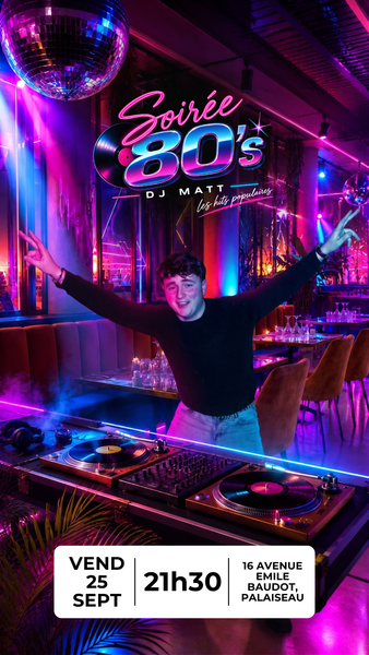 SOIRÉE 80'S CHEZ BARTÔ FRATÉ