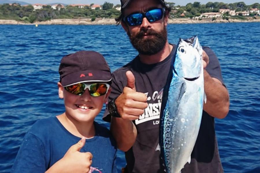 Night fishing for squids and nocturnal fishes - Fréjus