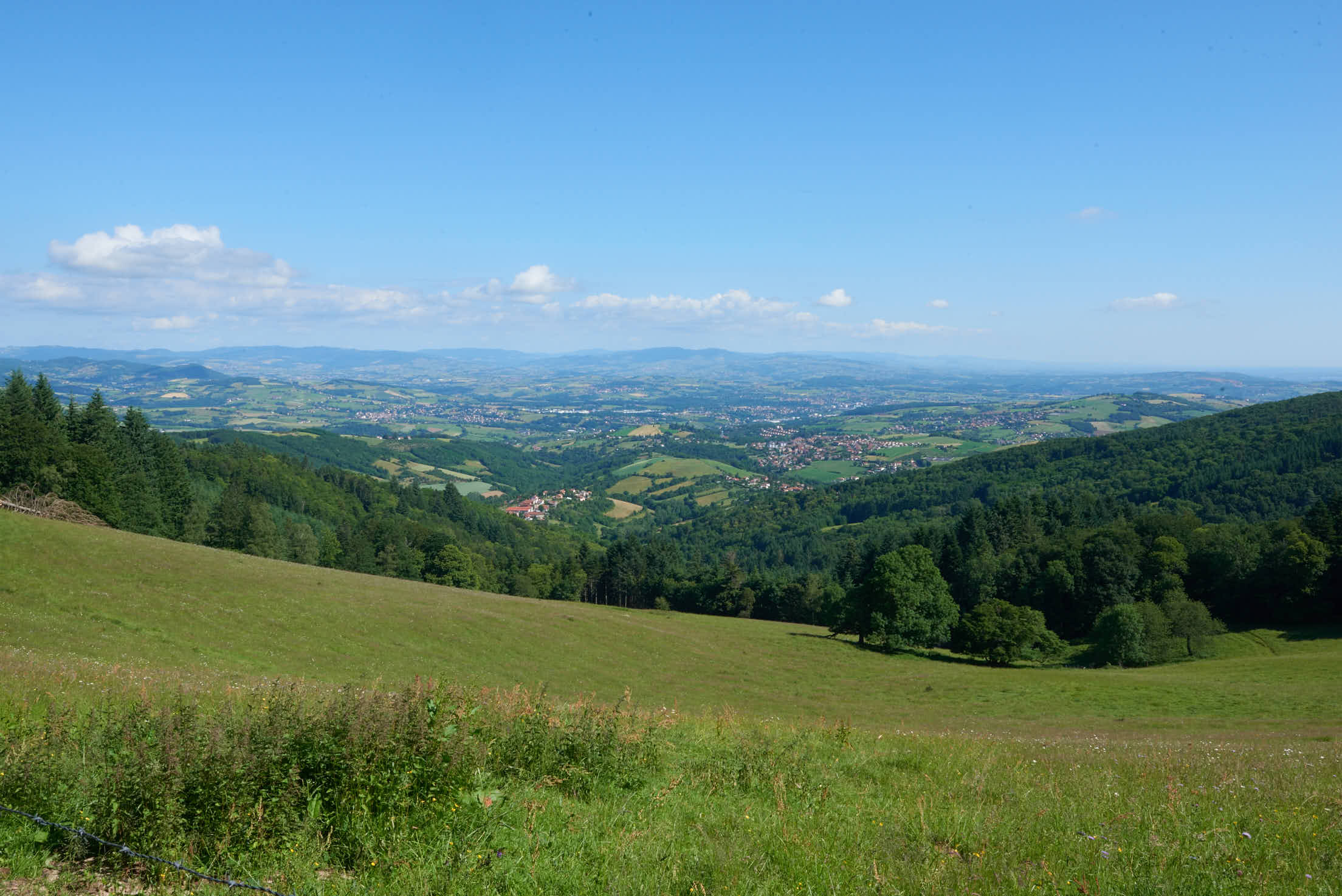 Panorama depuis Saint Bonnet le Froid