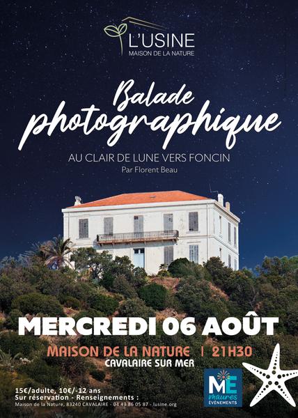Passeggiata fotografica al chiaro di luna verso Foncin_Cavalaire-sur-Mer