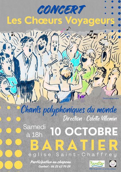 Concert chants polyphoniques du Monde