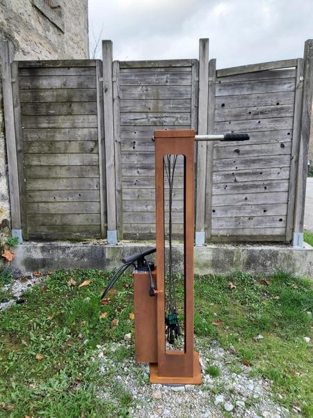 Borne de réparation vélo_Saint-Basile Borne de réparation vélo_Saint-Basile