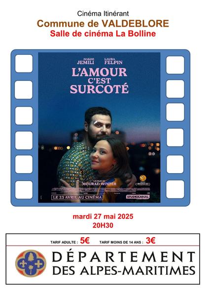 Cinéma à Valdeblore "L'Amour c'est Surcoté"_Valdeblore