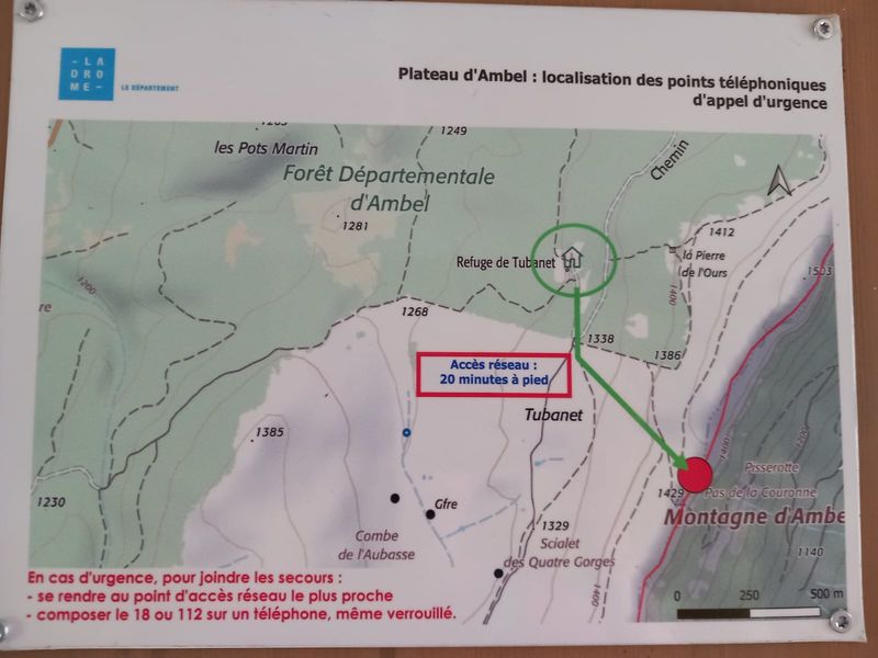 Point téléphonique appel d'urgence