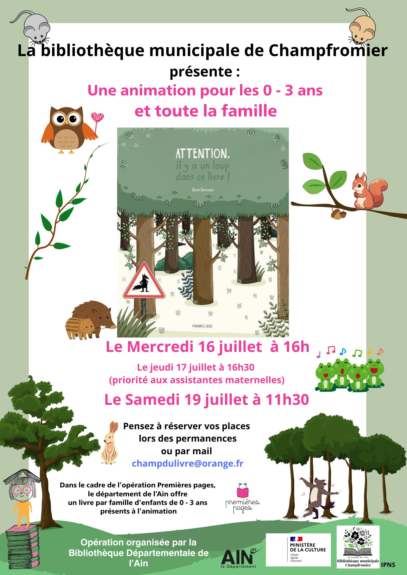 Affiche Premières pages