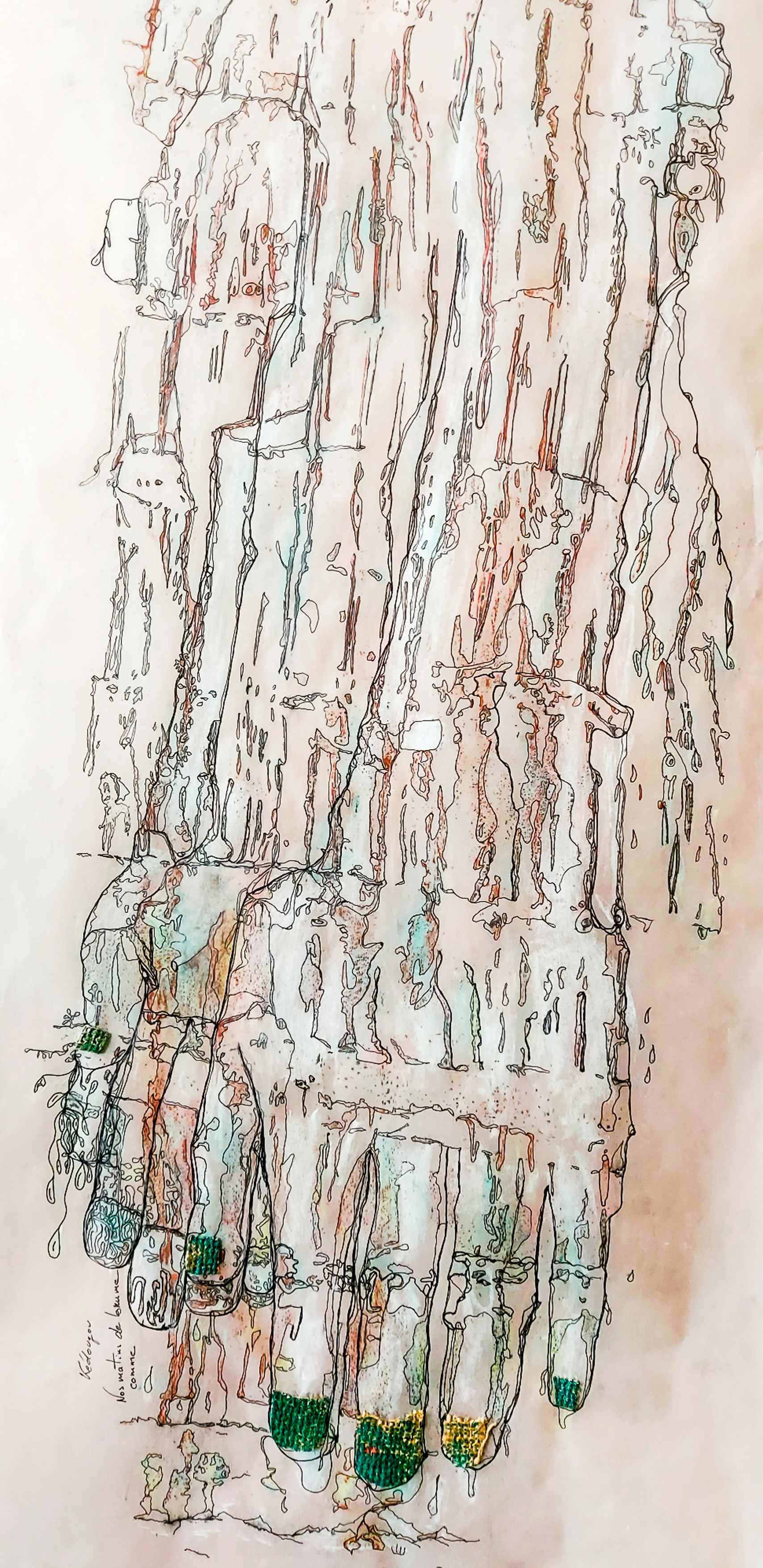 Festival Y'a tout ça ! - Atelier Frottages et détourage à l’encre avec Johanna …