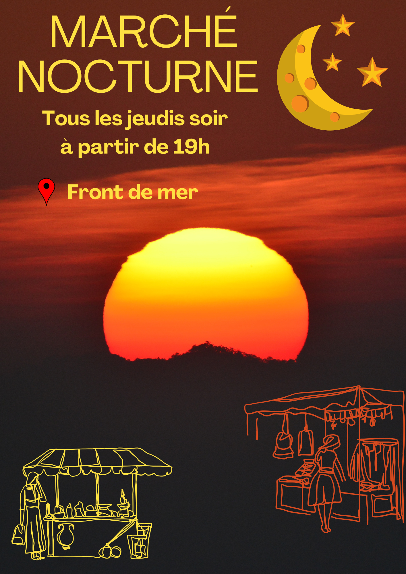 Marché nocturne de Saint-Georges