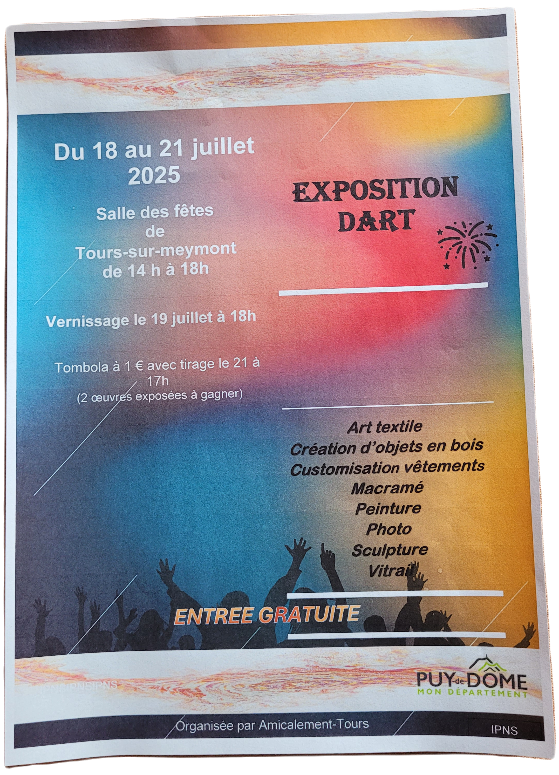 Exposition d’art // Tours-sur-Meymont