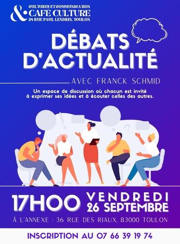 Débat d'actualités du Café Culture_Toulon