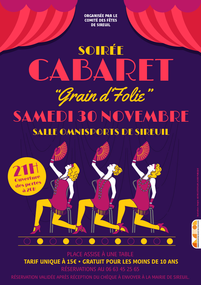 Soirée cabaret 'Grain d'Folie'