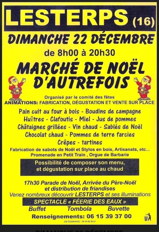 Lespters : Marché de Noël comme autrefois
