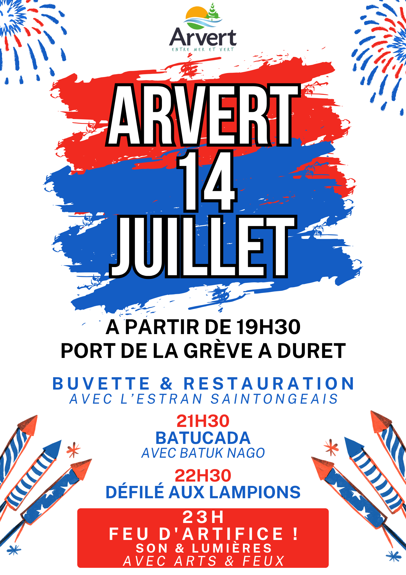 14 juillet ! Feu d'artifice 2025