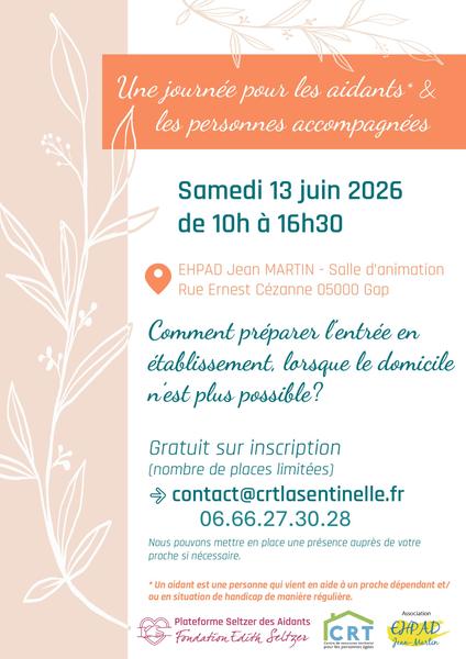 Journée rencontre :Préparer l'entrée en Ehpad de son proche