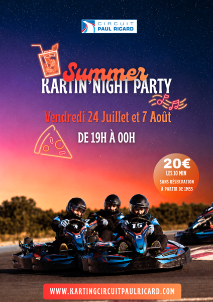 SUMMER KARTIN'NIGHT PARTY_Le Castellet