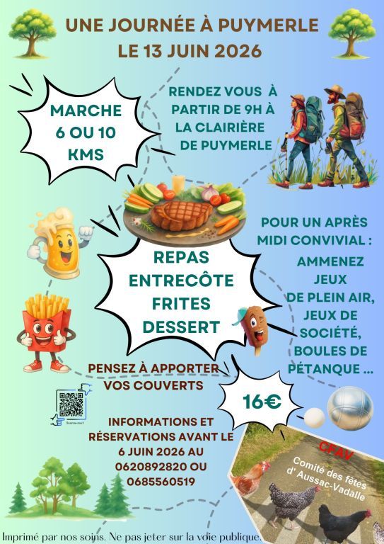Journée à Puymerle