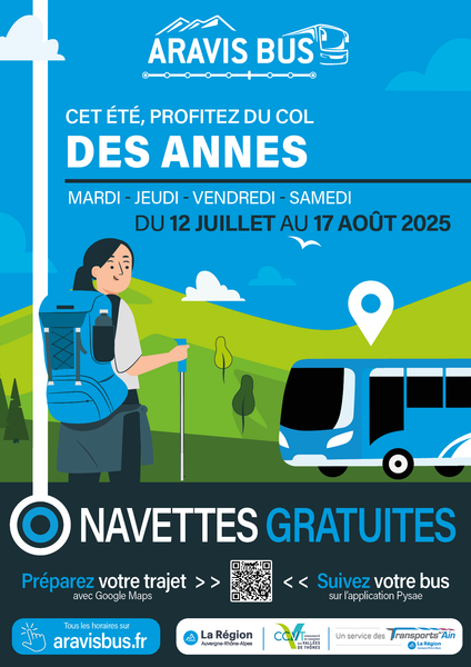Bus gratuits du col des Annes
