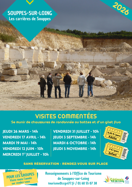 Flyer Visites carrières Souppes 2026