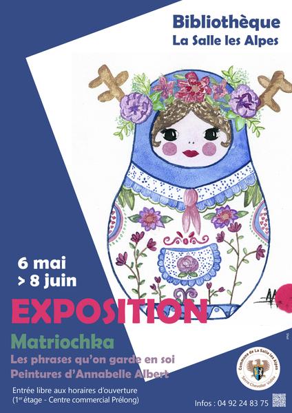 Exposition 'Matriochka : les phrases qu'on garde en soi'