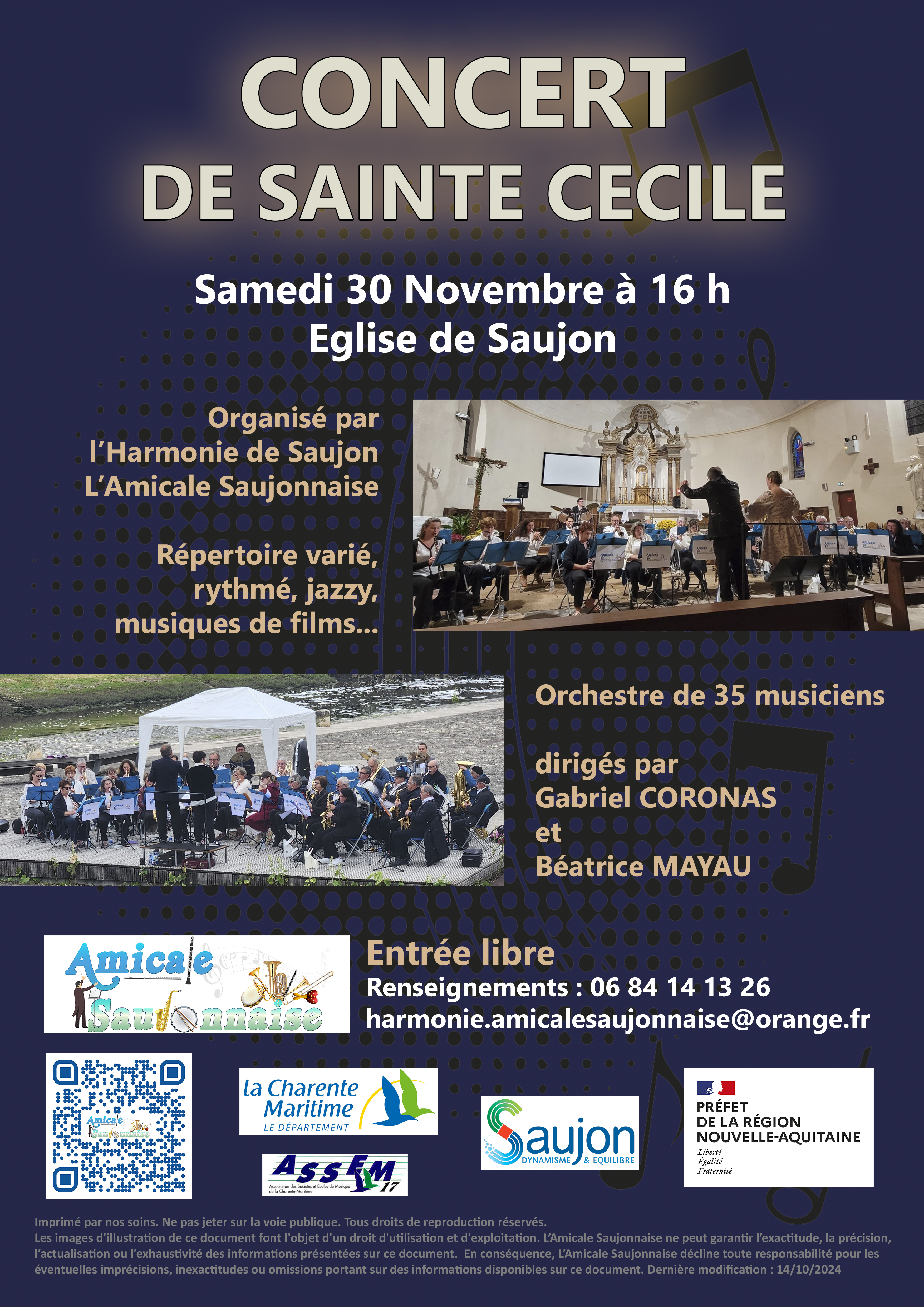 Concert de Ste Cécile - Harmonie Saujon