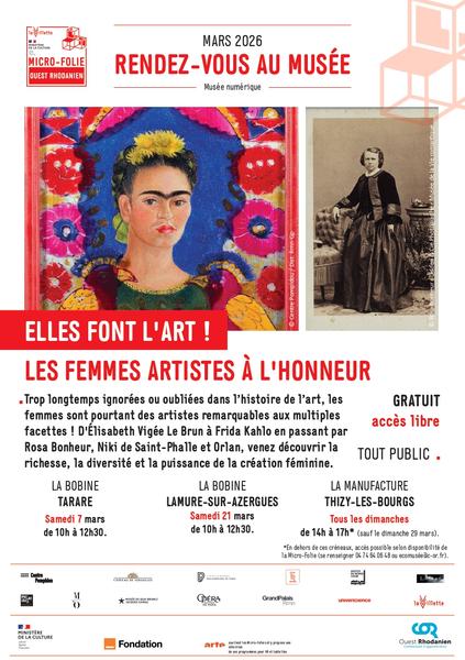 RENDEZ-VOUS AU MUSÉE - ELLES FONT L\'ART ! LES FEMMES ARTISTES À L\'HONNEUR - Thizy