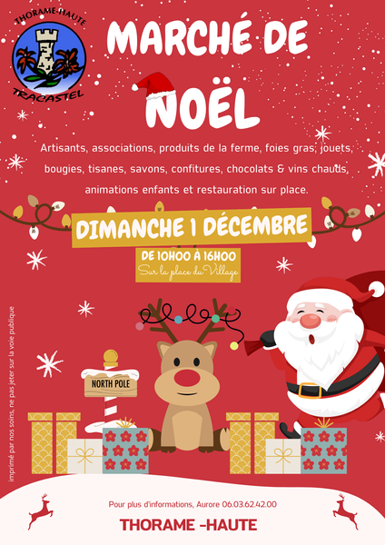 Marché ambiance Noël Le 1 déc 2024