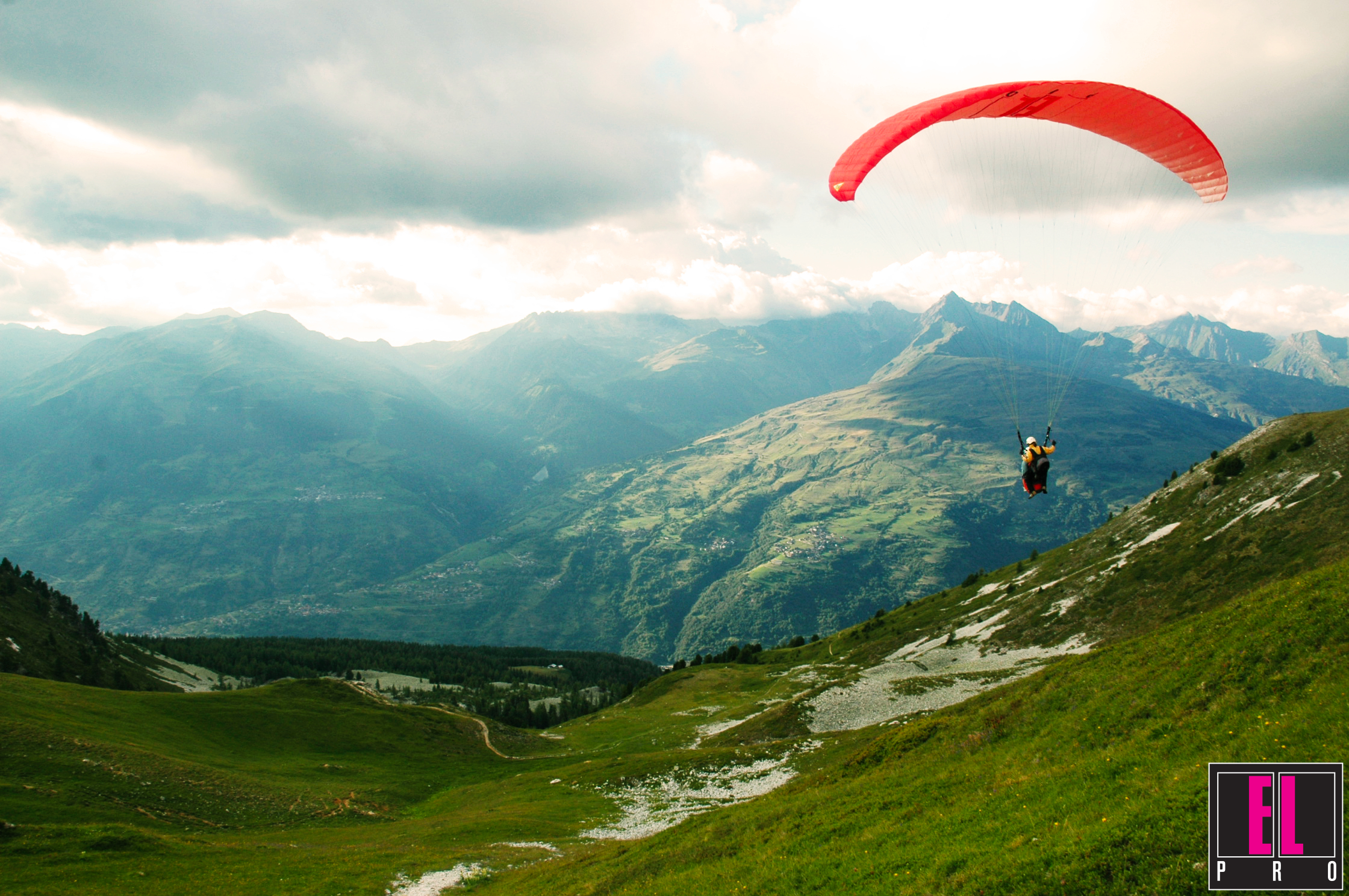 Vol en parapente avec Elpro