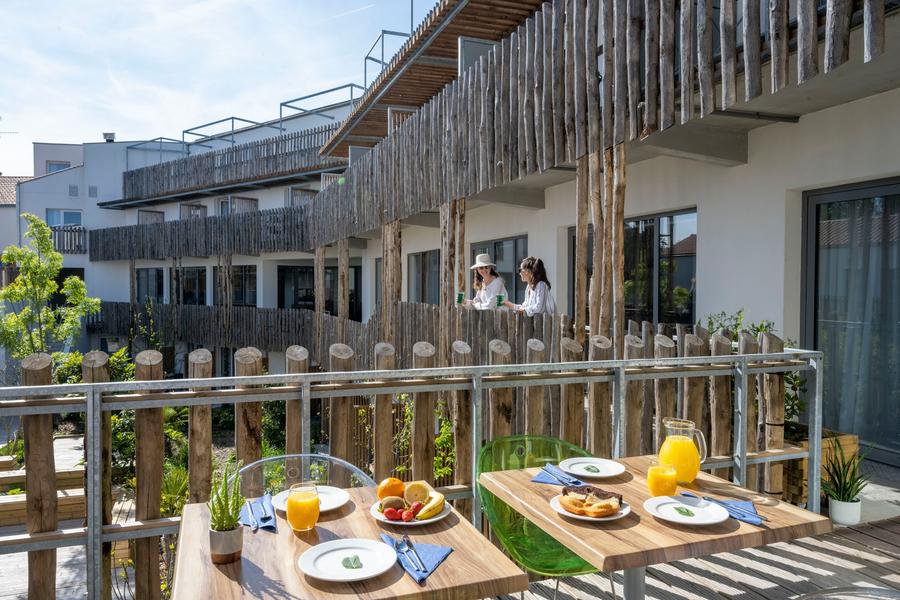 Terrasse vue jardin