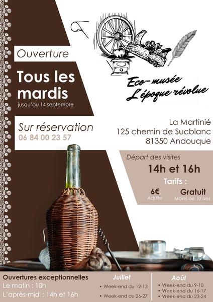 Visite de l'écomusée L'époque Révolue