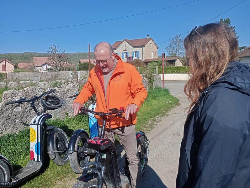 Trott-Brasserie : circuit découverte autour d'Optevoz en trottinettes électriques tout-terrain_Trept