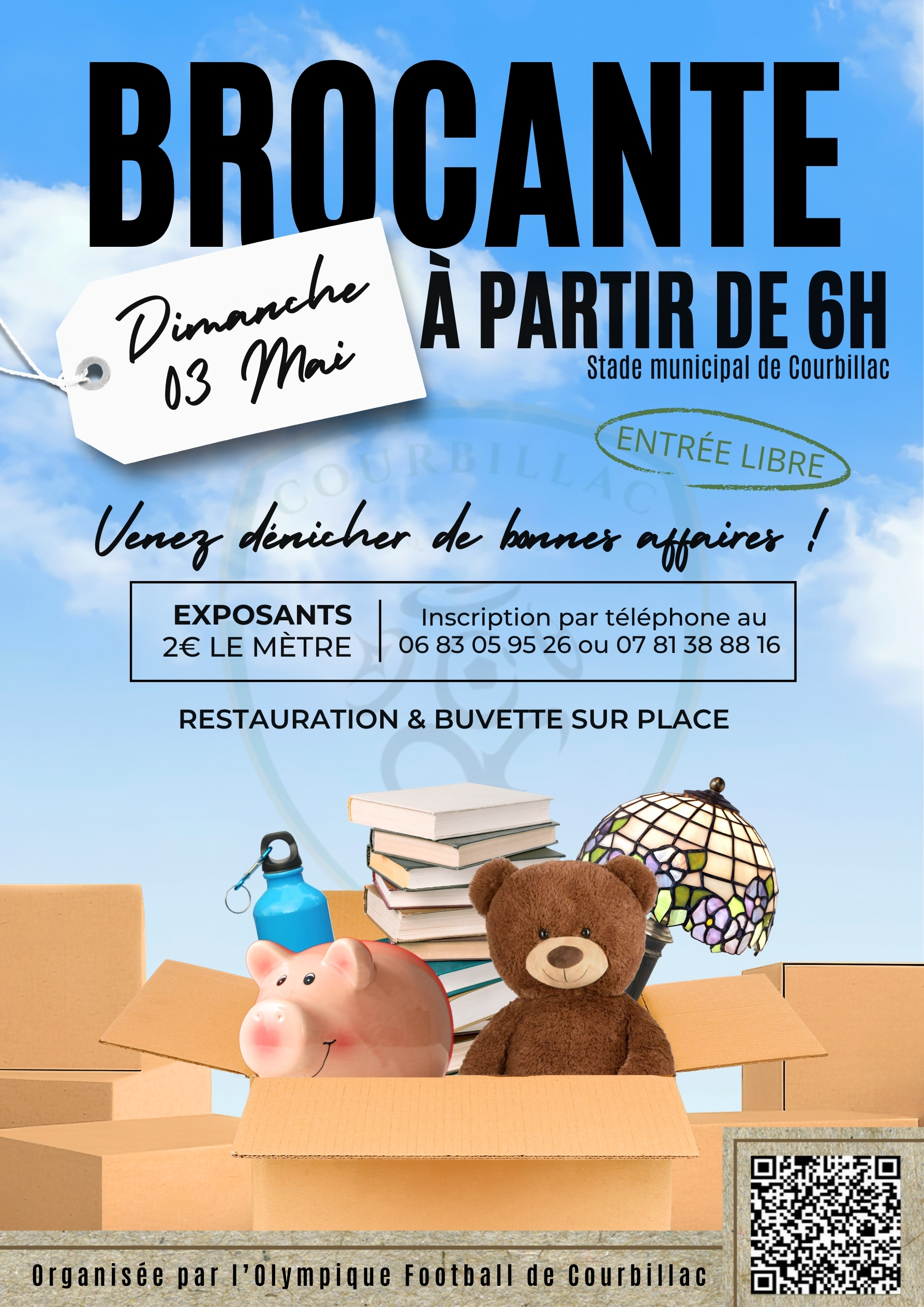 Brocante à Courbillac