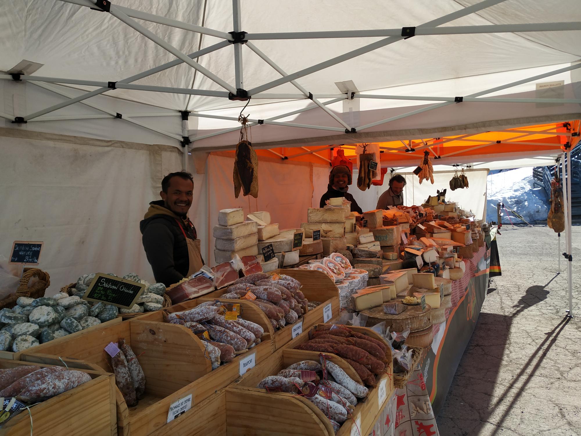 Petit marché de la Plagne