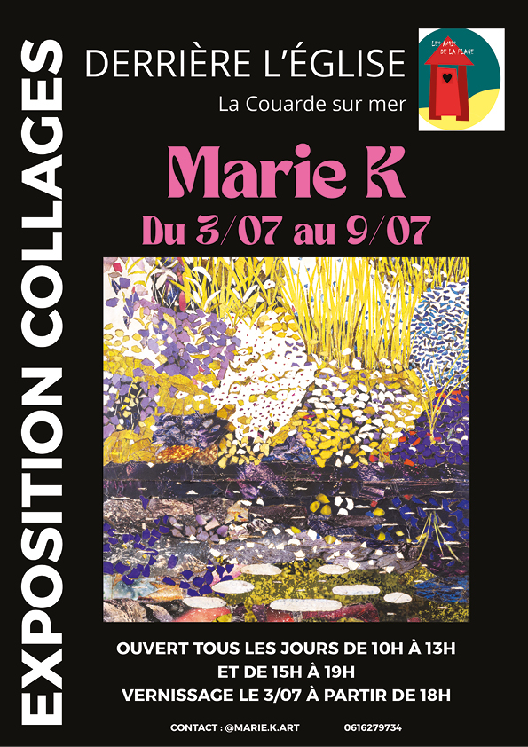 Exposition de collages de Marie K