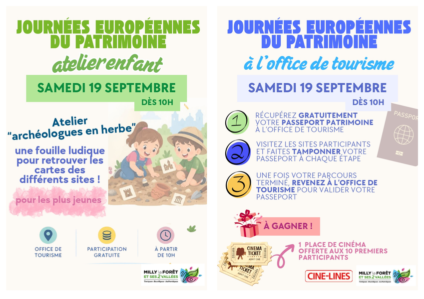 Journées Européennes du Patrimoine - Office de tourisme