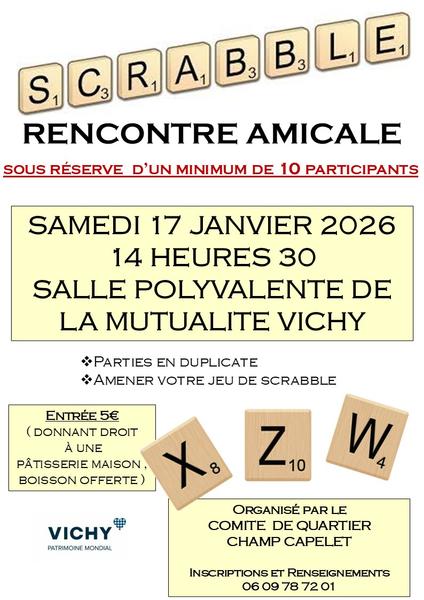 Rencontre amicale de Scrabble
