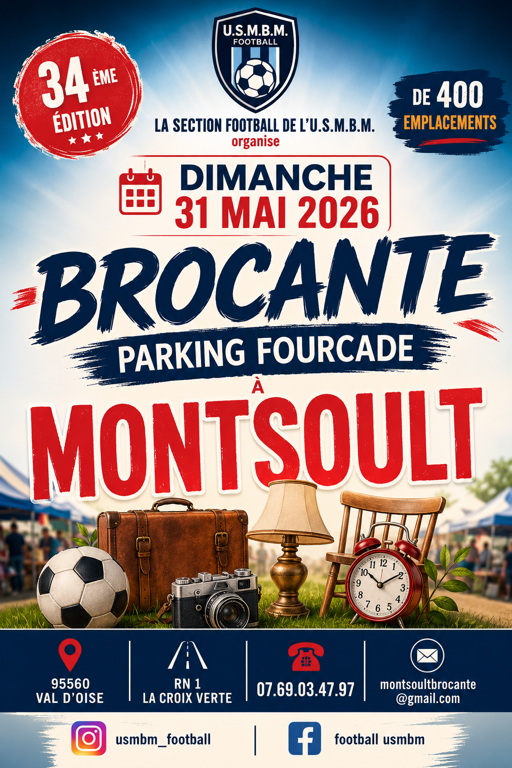 34 ème brocante de Montsoult