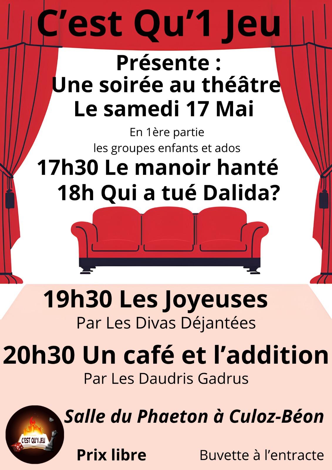 Soirée théâtre à Culoz_Culoz-Béon