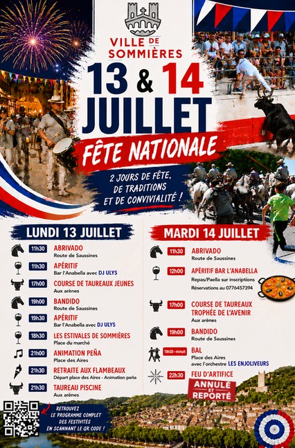Fête nationale à Sommières