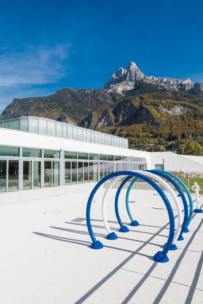 espace extérieur centre aquatique sallanches mont-blanc