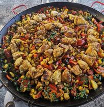 Poêlée réalisée sur place