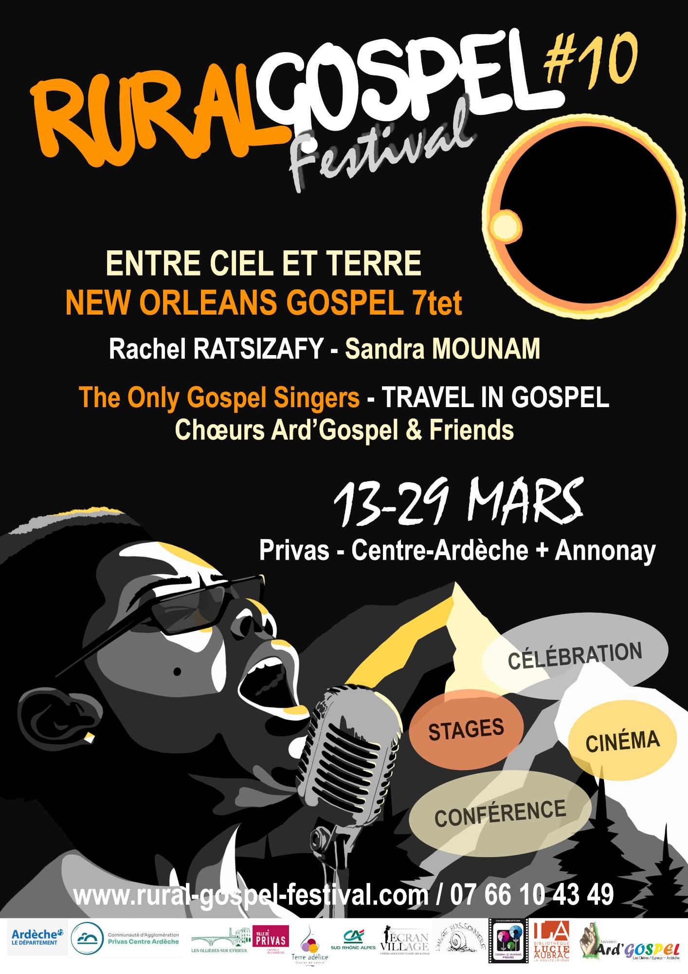 Affiche de la 10ème édition du festival