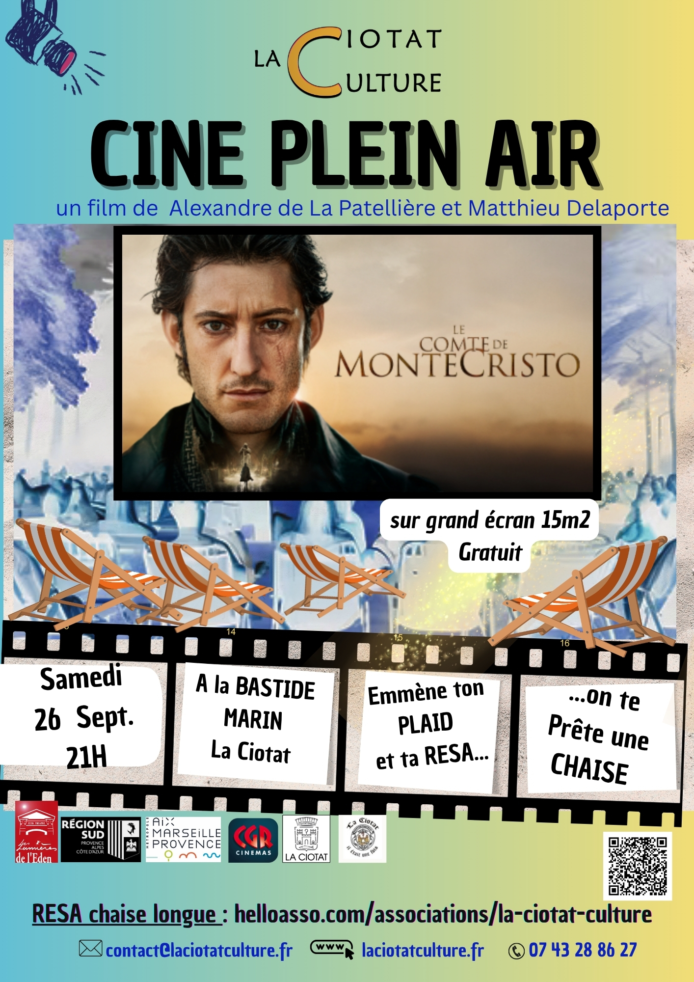 Cinéma plein air - Le Comte de Montecristo