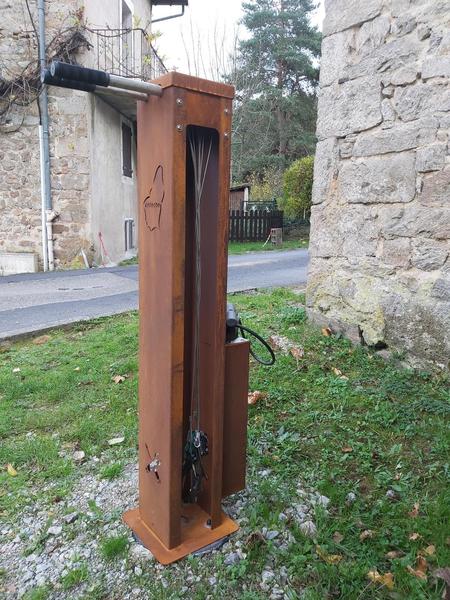 Borne de réparation vélo_Saint-Basile Borne de réparation vélo_Saint-Basile