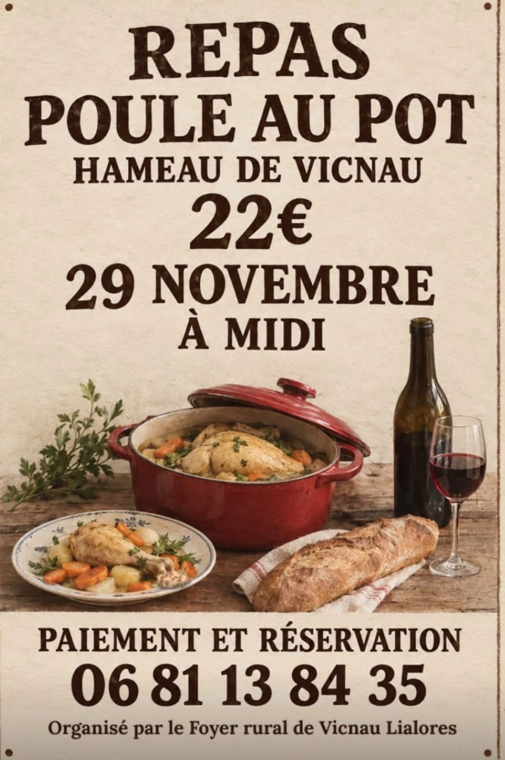 Repas poule au pot_Condom