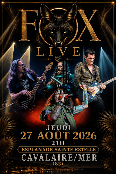 Concert du groupe FOX_Cavalaire-sur-Mer