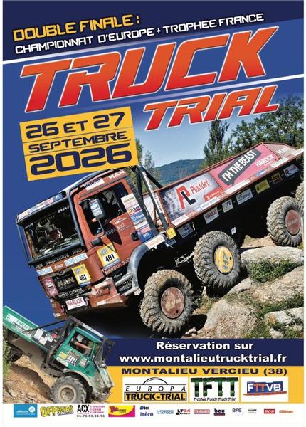 Double finale de truck trial à Montalieu