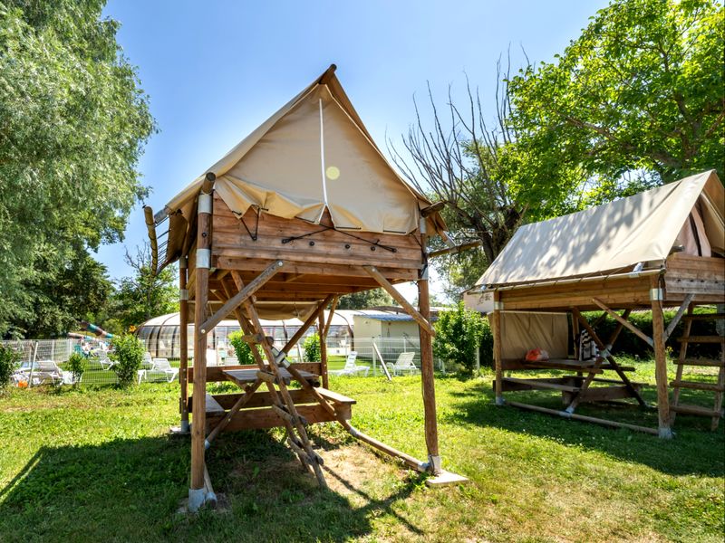 Camping - Le Lac Bleu - Châtillon en Diois