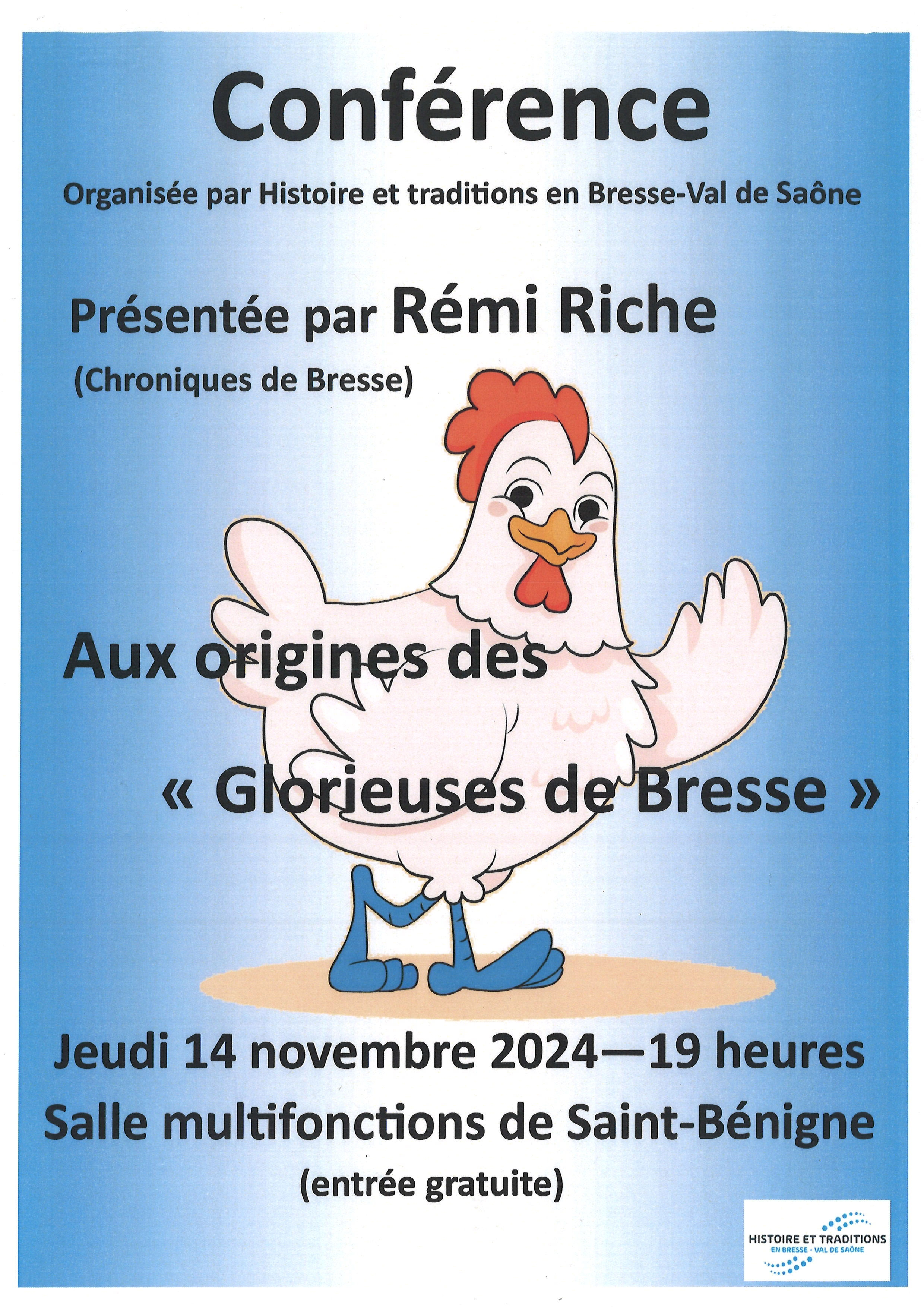 Conférence "Aux origines des Glorieuses de Bresse"_Saint-Bénigne